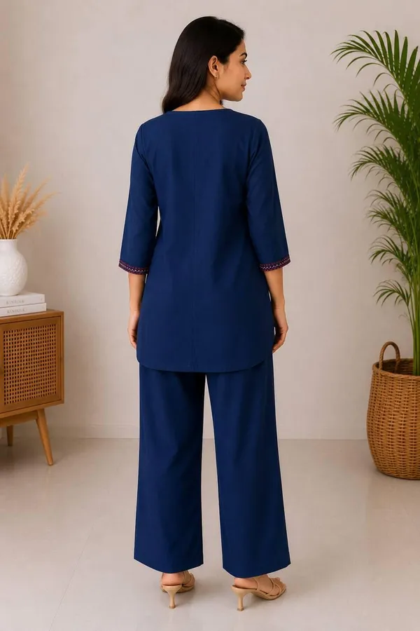 Navy_Embroidered_Straight_Kurta_Set_for_Women