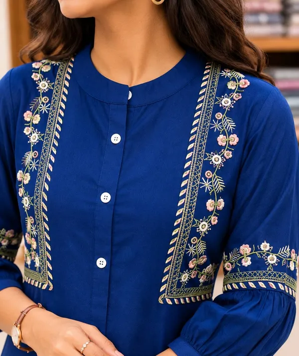 Blue_Embroidered_Straight_Kurta_for_Women