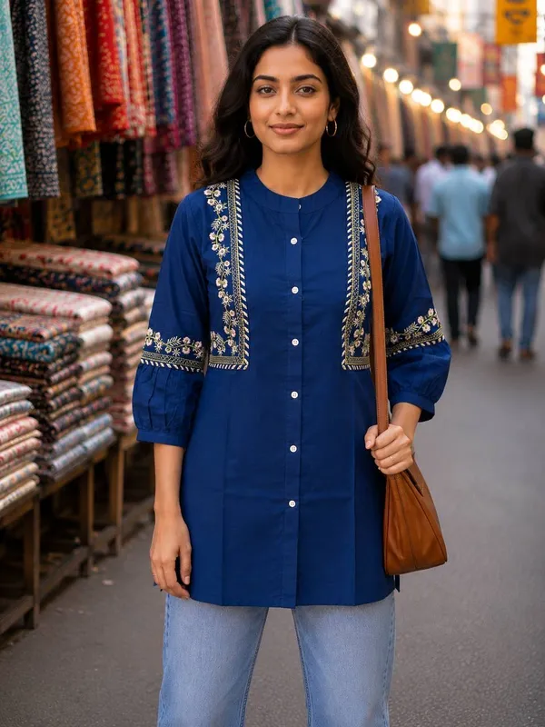 Blue_Embroidered_Straight_Kurta_for_Women