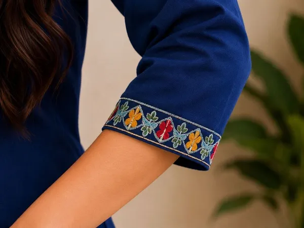 Blue_Embroidered_Straight_Kurta_Set_for_Women