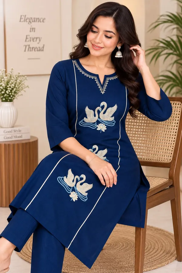 Navy_Blue_Embroidered_Straight_Kurta_Set_for_Women