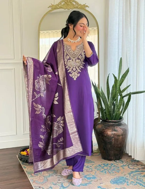 Purple_Embroidered_Salwar_Suit_Set_for_Women