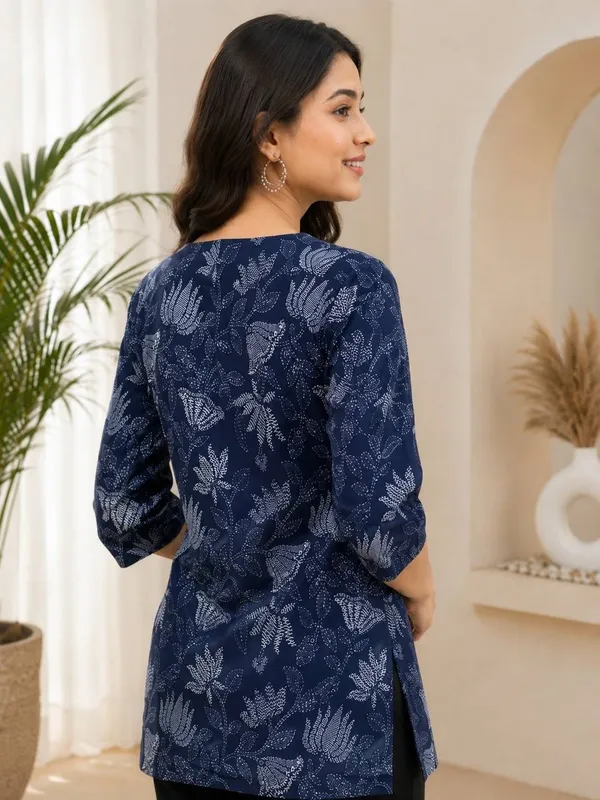 Navy_Blue_Printed_Straight_Kurta_for_Women