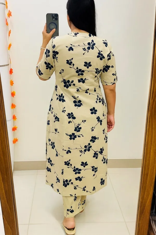 Cream_Floral_Straight_Kurta_Set_For_Women