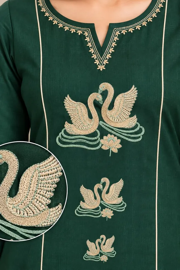 Green_Embroidered_Straight_Kurta_Set_for_Women