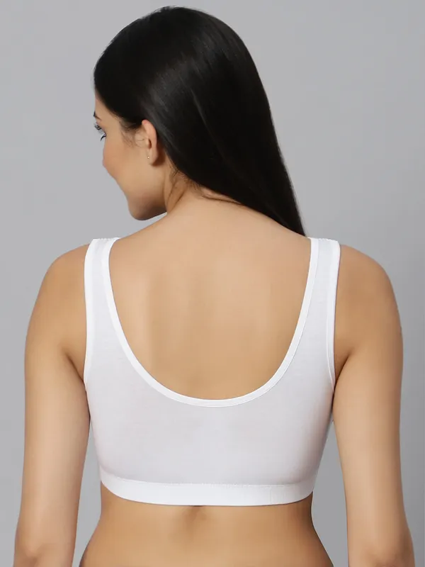 Bluenixie_Bn3014_Sproty_Slip_On_Medium_Impact_Sports_Bra_Lounge_Bra_White