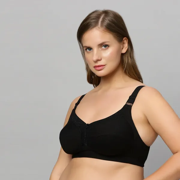 Bluenixie_Bn2204_Monica_Plus_Size_Cotton_Rich_Full_Coverage_Bra_Black