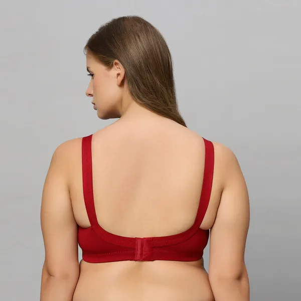 Bluenixie_Bn2204_Monica_Plus_Size_Cotton_Rich_Full_Coverage_Bra_Maroon