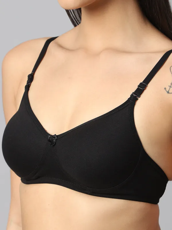 Bluenixie_Bn1805_Padded_T_Shirt_Bra_Black