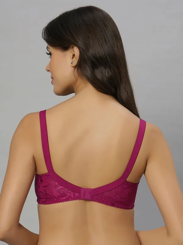 Bluenixie_Bnf356_Luxuria_Full_Coverage_Bra_Jaquard_Print_Wine_Bnf356_Butterfly