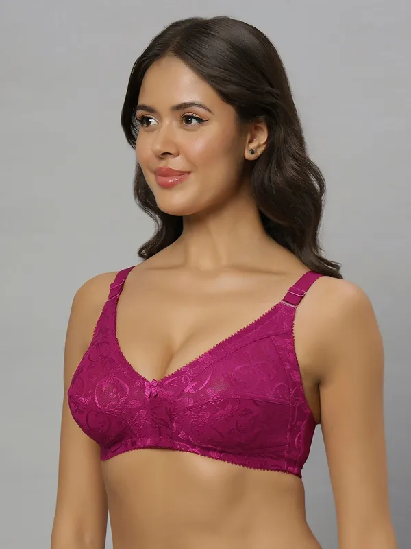 Bluenixie_Bnf356_Luxuria_Full_Coverage_Bra_Jaquard_Print_Wine_Bnf356_Butterfly