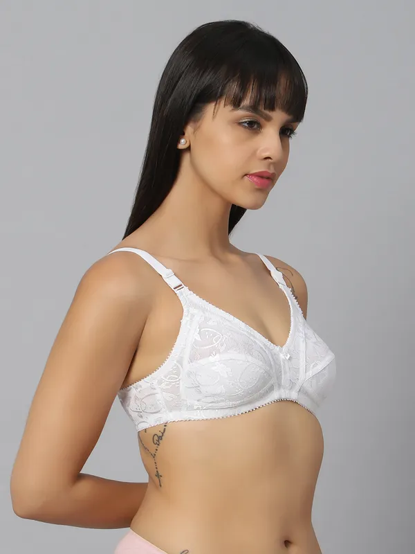 Bluenixie_Bnf356_Luxuria_Full_Coverage_Bra_Jaquard_Print_White_Bnf356_Butterfly