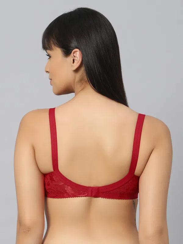 Bluenixie_Bnf356_Luxuria_Full_Coverage_Bra_Jaquard_Print_Red_Bnf356_Butterfly