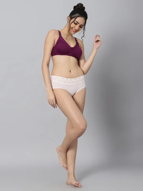 Bluenixie_Bn0210_Luxuriant_Cotton_Rich_Full_Coverage_T_Shirt_Bra_Wine