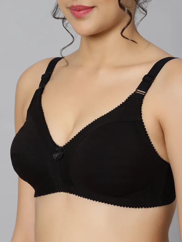 Bluenixie_Bn0210_Luxuriant_Cotton_Rich_Full_Coverage_T_Shirt_Bra_Black