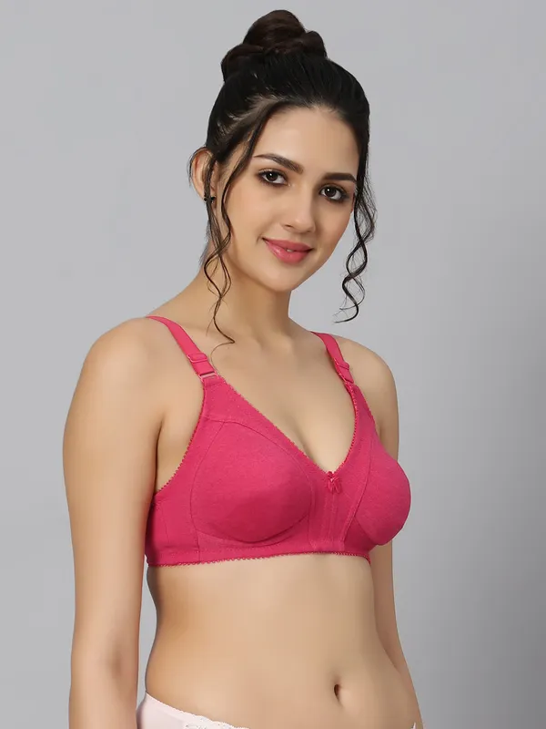 Bluenixie_Bn0210_Luxuriant_Cotton_Rich_Full_Coverage_T_Shirt_Bra_Pink