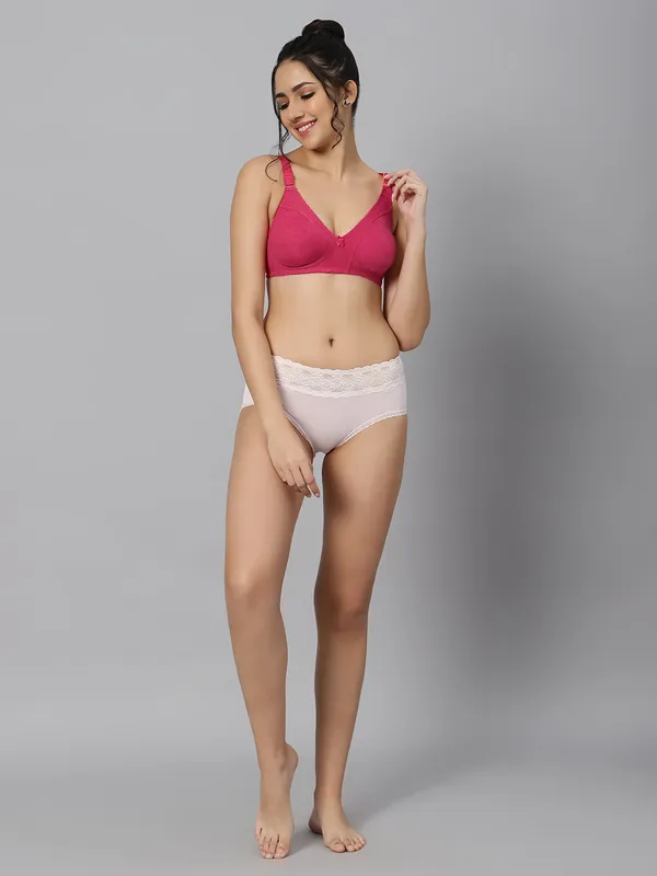 Bluenixie_Bn0210_Luxuriant_Cotton_Rich_Full_Coverage_T_Shirt_Bra_Pink