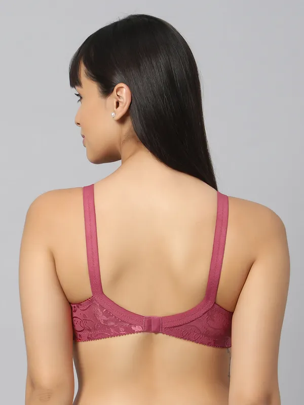 Bluenixie_Bnf356_Luxuria_Full_Coverage_Bra_Jaquard_Print_Salmon_Bnf356_Butterfly