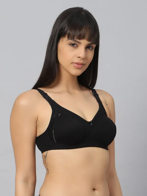 Bluenixie_Bn1701_Cotton_Rich_Full_Coverage_Bra_Black