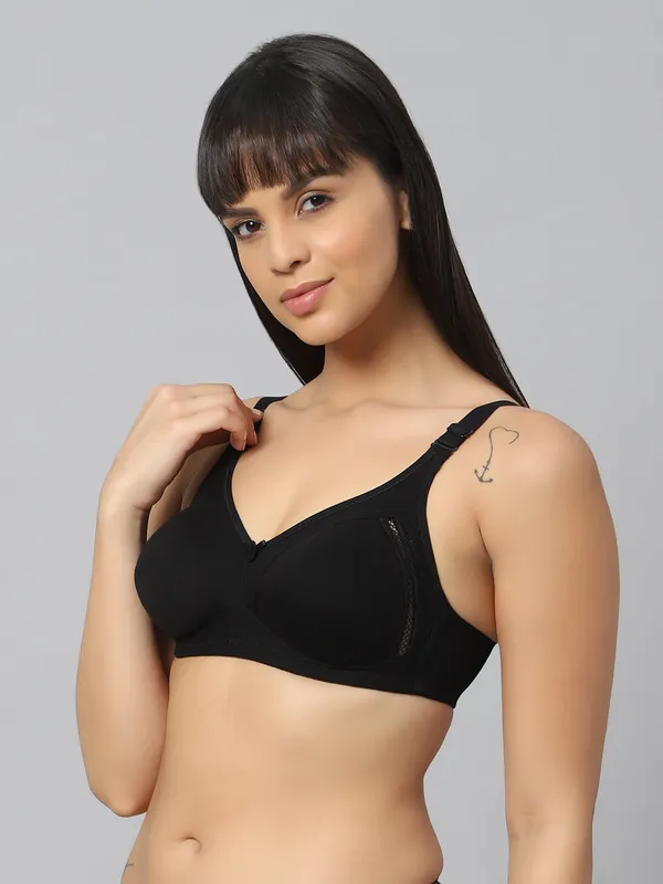 Bluenixie_Bn1701_Cotton_Rich_Full_Coverage_Bra_Black