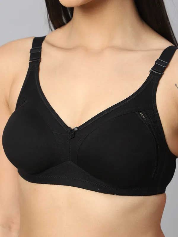 Bluenixie_Bn1701_Cotton_Rich_Full_Coverage_Bra_Black