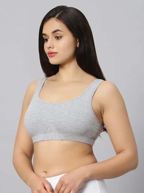 Bluenixie_Bn3014_Sproty_Slip_On_Medium_Impact_Sports_Bra_Lounge_Bra_Grey