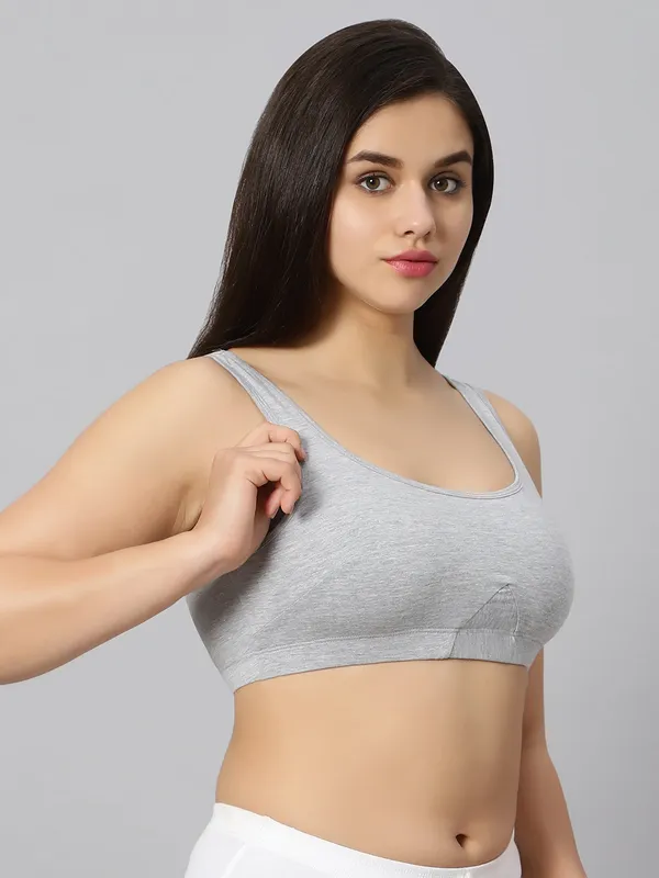 Bluenixie_Bn3014_Sproty_Slip_On_Medium_Impact_Sports_Bra_Lounge_Bra_Grey