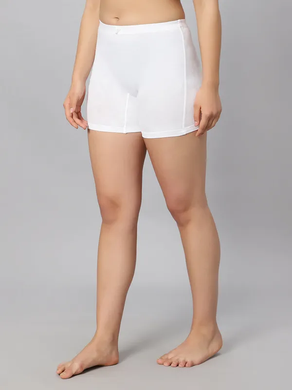 Bluenixie_Bnsl0020_Semilongs_Anti_Chaffing_Stretch_Cotton_Boys_Shorts_White