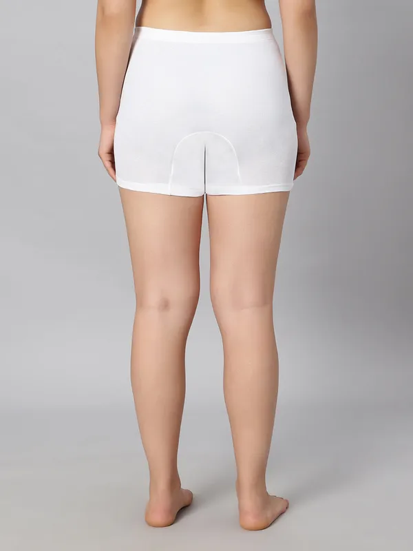 Bluenixie_Bnsl0020_Semilongs_Anti_Chaffing_Stretch_Cotton_Boys_Shorts_White