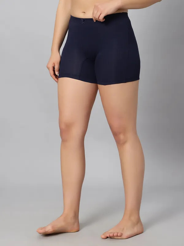 Bluenixie_Bnsl0020_Semilongs_Anti_Chaffing_Stretch_Cotton_Boys_Shorts_N_Blue