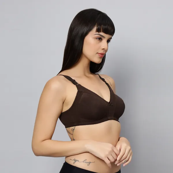 Bluenixie_Bn0210_Luxuriant_Cotton_Rich_Full_Coverage_T_Shirt_Bra_Coffee