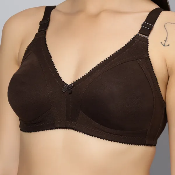 Bluenixie_Bn0210_Luxuriant_Cotton_Rich_Full_Coverage_T_Shirt_Bra_Coffee