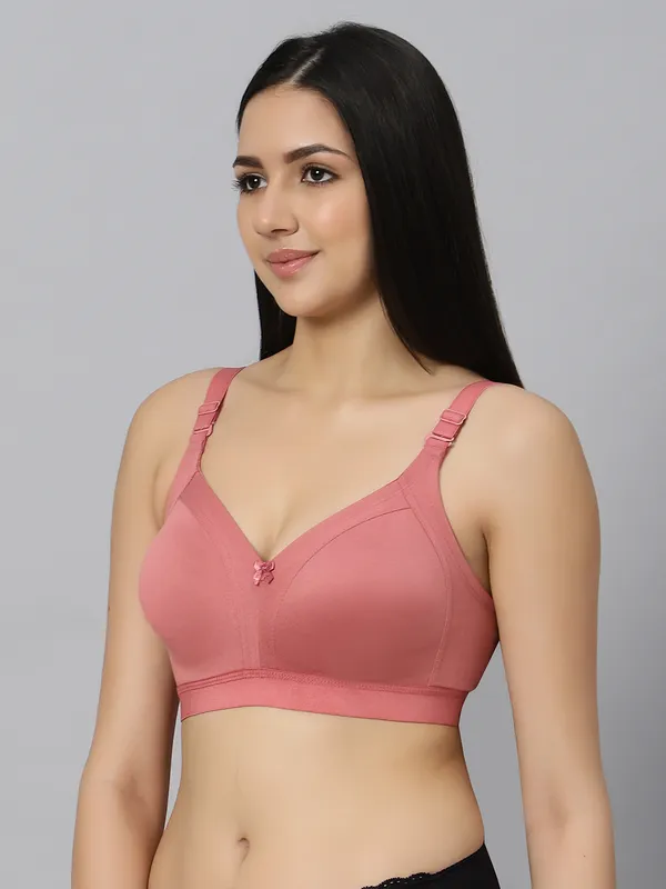 Bluenixie_Bn2514_Teesta_C_D_Cups_Cotton_Rich_Full_Coverage_T_Shirt_Bra_Coral