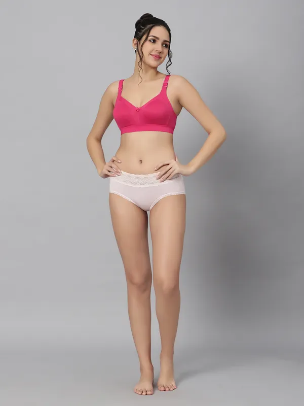 Bluenixie_Bn2514_Teesta_C_D_Cups_Cotton_Rich_Full_Coverage_T_Shirt_Bra_Fuchsia