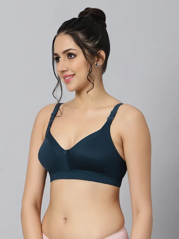 Bluenixie_Bn2514_Teesta_C_D_Cups_Cotton_Rich_Full_Coverage_T_Shirt_Bra_Teal
