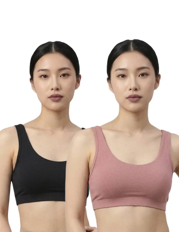 FB13_COTTON_LYCRA__BLACK_PEACH_COMBO_SPORTS_BRA_