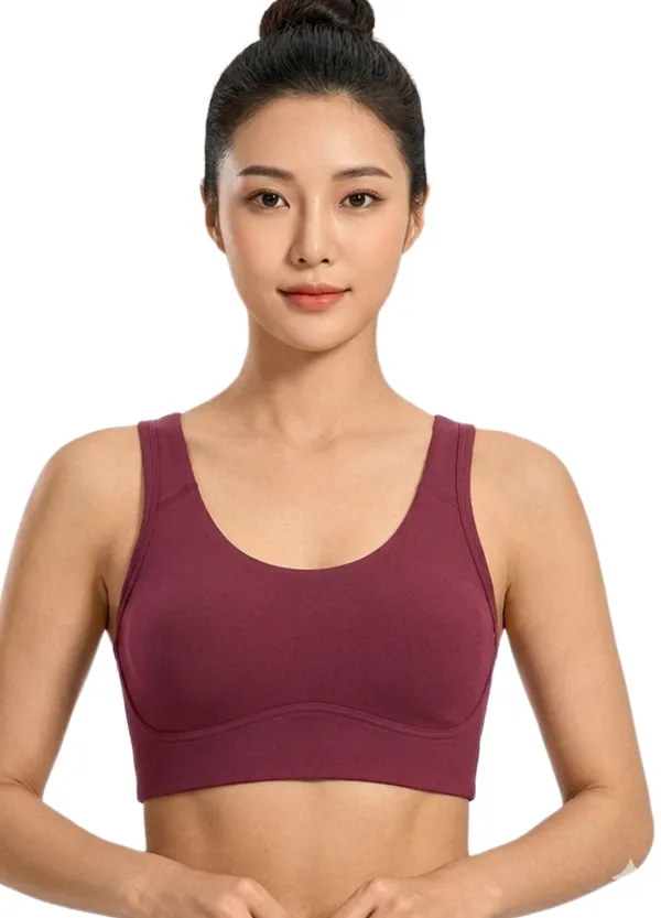 FB27-MAROON_COTTON_LYCRA_SPORTS_BRA