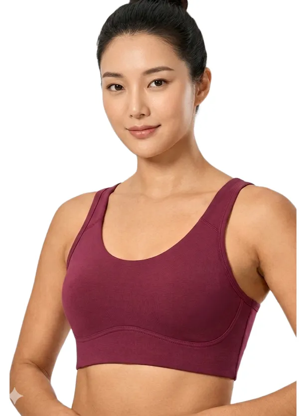 FB27-MAROON_COTTON_LYCRA_SPORTS_BRA