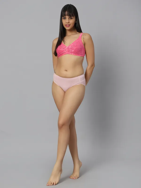 Bluenixie_Bnf356_Luxuria_Full_Coverage_Bra_Jaquard_Print_Carrot_Bnf356_Butterfly