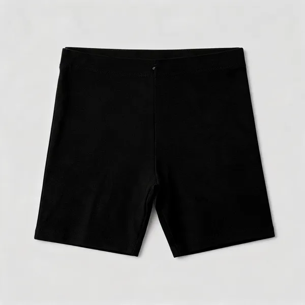 Bluenixie_Bnsl0020_Semilongs_Anti_Chaffing_Stretch_Cotton_Boys_Shorts_Black