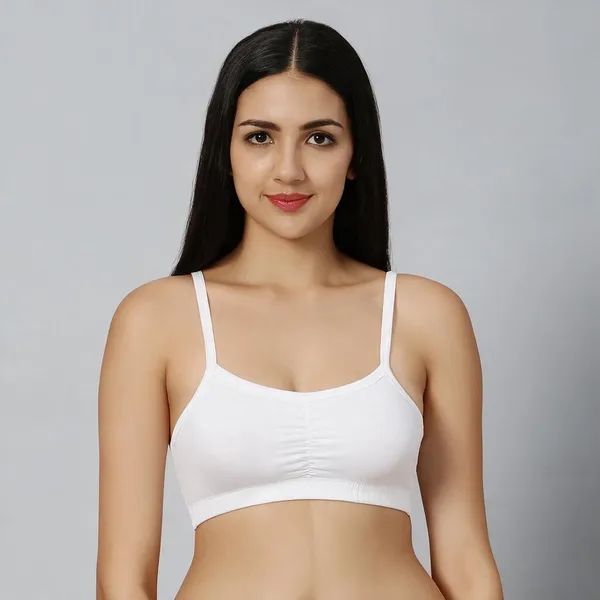 Bluenixie_Bn3815_Teenager_Cotton_Stretch_Bra_White