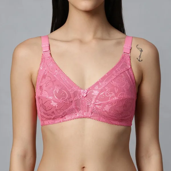 Bluenixie_Bnf356_Luxuria_Full_Coverage_Bra_Jaquard_Print_Carrot_Bnf356_Butterfly