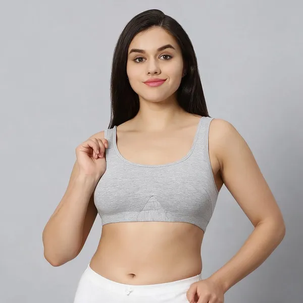 Bluenixie_Bn3014_Sproty_Slip_On_Medium_Impact_Sports_Bra_Lounge_Bra_Grey