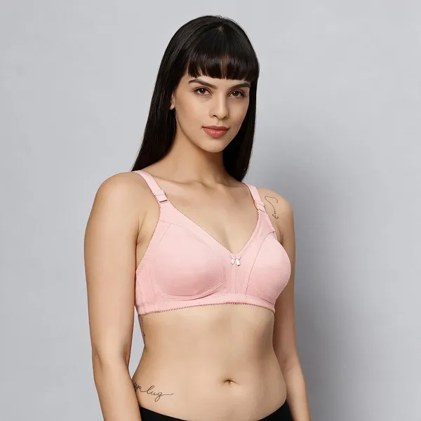 Bluenixie_Bn0210_New_Colors_C_Cup_Cotton_Rich_T_Shirt_Bra_M_Pink
