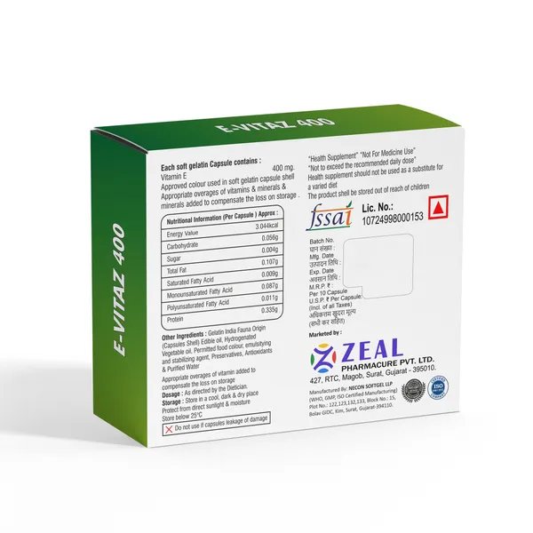 E_Vitaz_400Mg_Vitamin_E_Antioxidant_Skin_Hair_Immunity_Softgel_Capsules_-_Pack_of_2