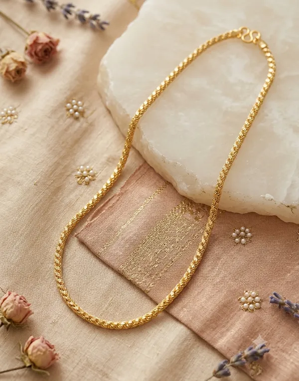 Gold_Tone_Braided_Chain_Necklace_for_Women