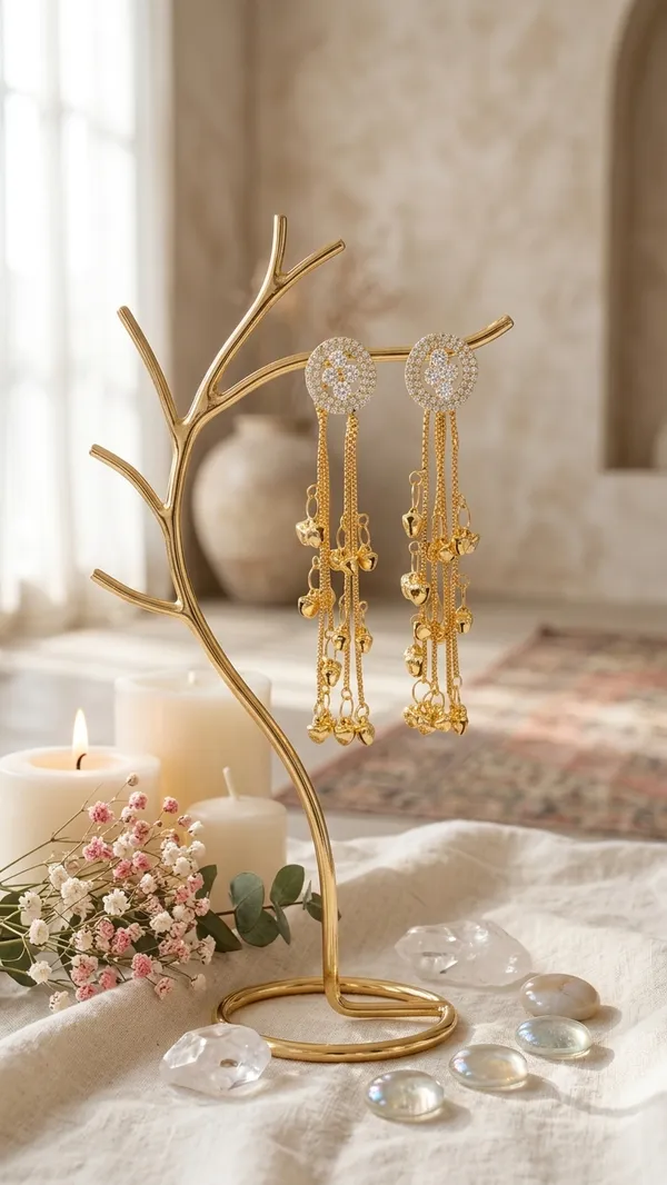 Gold_Tone_Crystal_Long_Drop_Earrings_for_Women