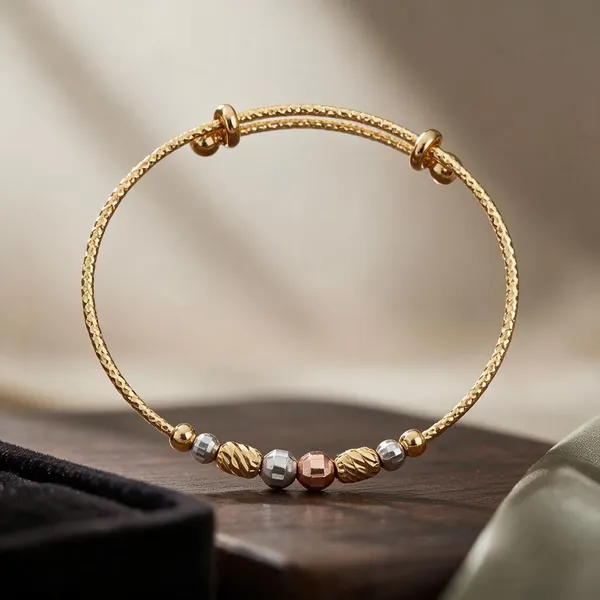 Gold_Tone_Beaded_Bangle_Bracelet_for_Women