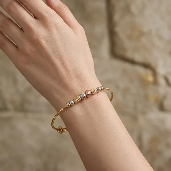 Gold_Tone_Beaded_Bangle_Bracelet_for_Women