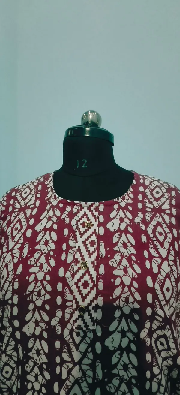 Maroon_Printed_Straight_Kurti_for_Women